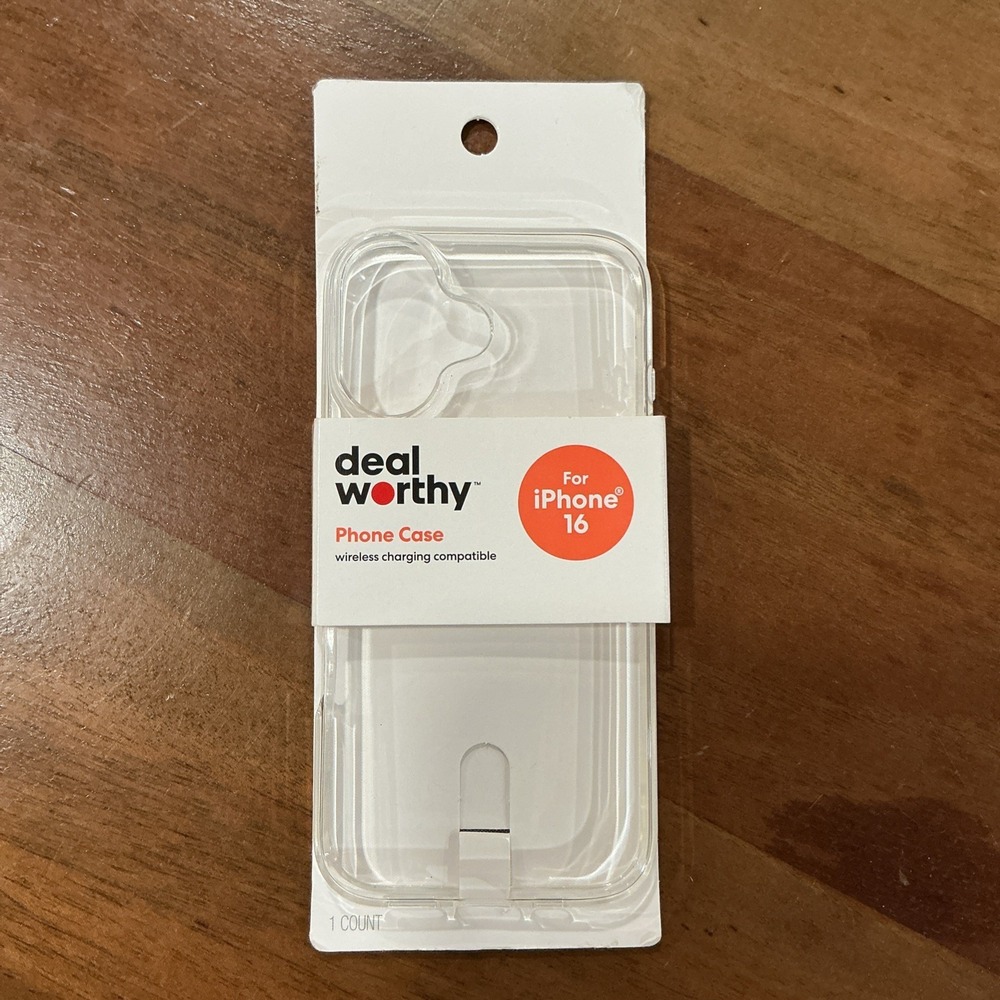 NEW  Deal-Worthy Clear Phone Case for iPhone 16  Wireless Charging Compatible